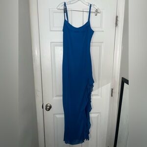 NWT Forever 21 Asymmetrical Blue Dress